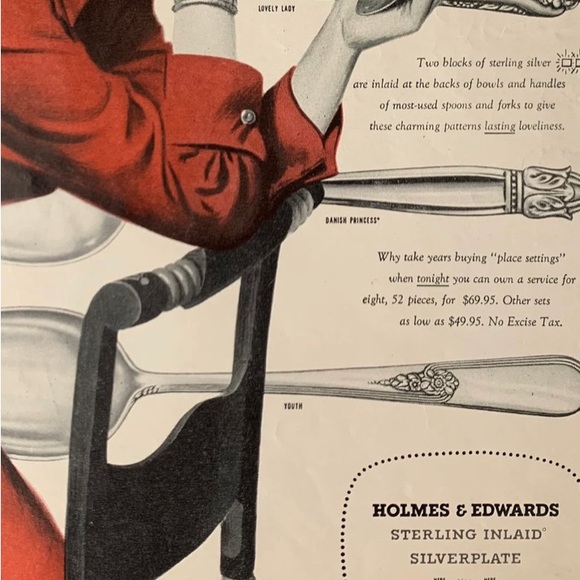 Set of Six Knives Monogram E - Picture 10 of 11